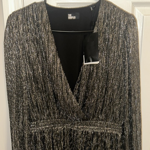 The Kooples Metallic Midi Dress - Picture 10 of 11